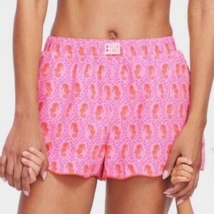New Roller Rabbit x Target Sea Life Seahorse Poplin Shorts